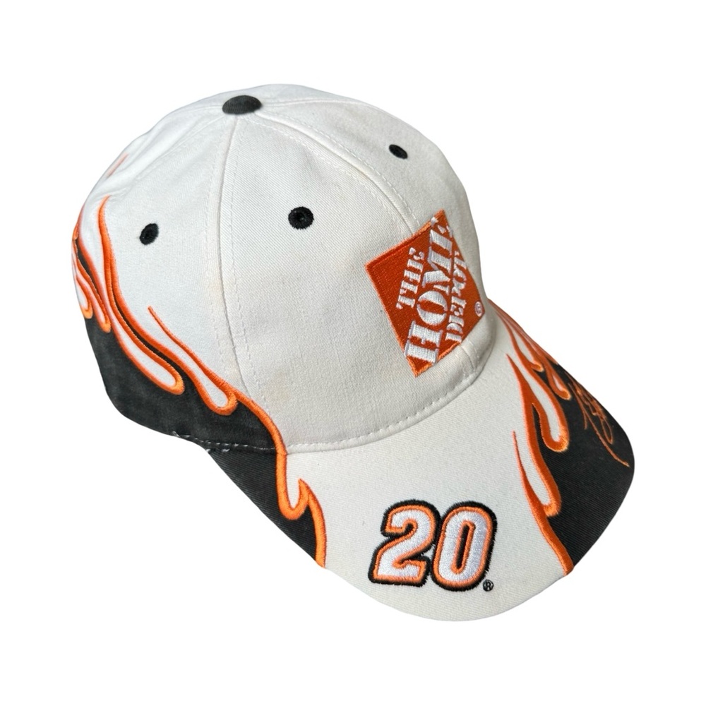 Vintage Y2K Home Depot NASCAR Hat – Flame Design